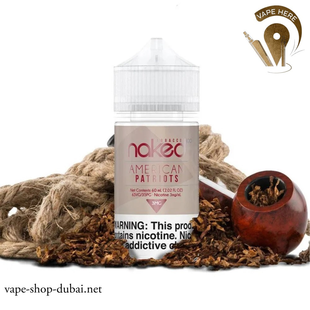 NAKED 100 - AMERICAN PATRIOT E-LIQUIDE - Vape Here Store