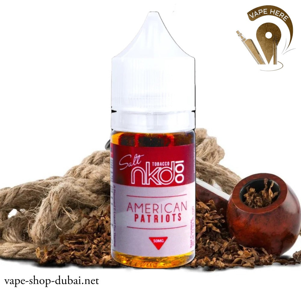 NAKED 100 - AMERICAN PATRIOT SALTNIC - Vape Here Store