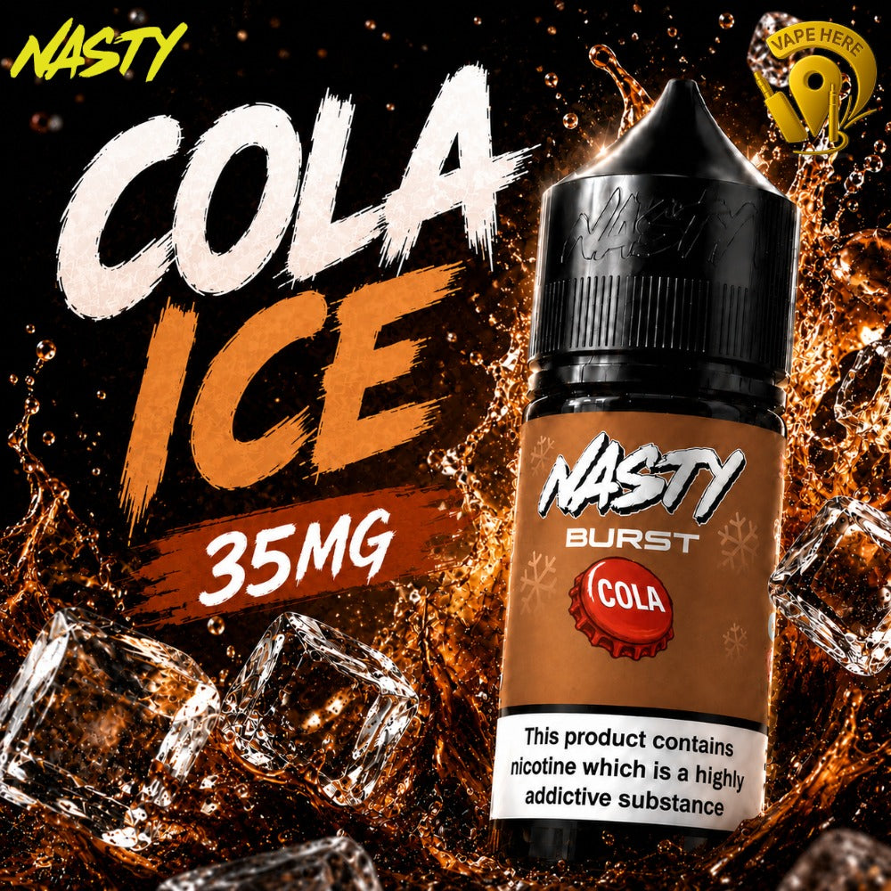 Nasty Burst Salt Nicotine E-Liquid 30ML 35MG & 50MG Cola 35mg UAE Al Sharjah 