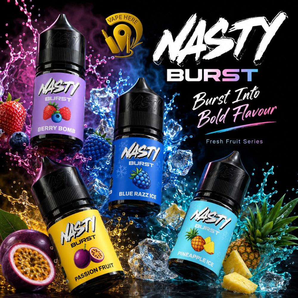 Nasty Burst Salt Nicotine E-Liquid 30ML 35MG & 50MG UAE Abu Dhabi 