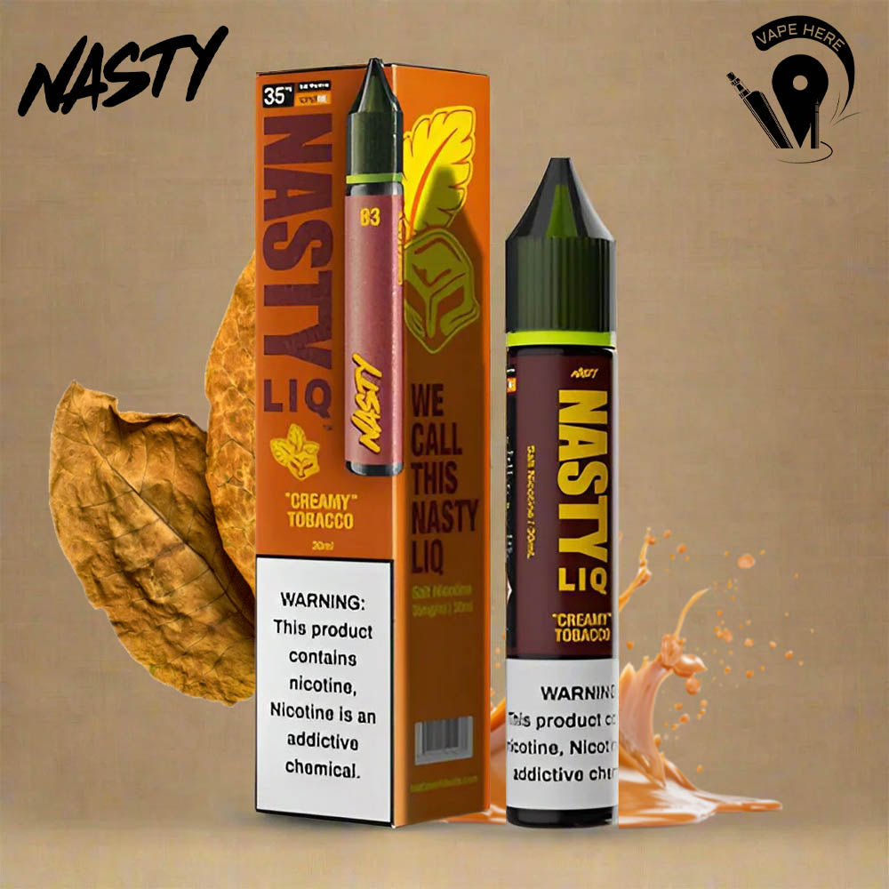 Nasty Liq - Salt Nic 30ml Creamy Tobacco UAE Ras Al Khaimah 