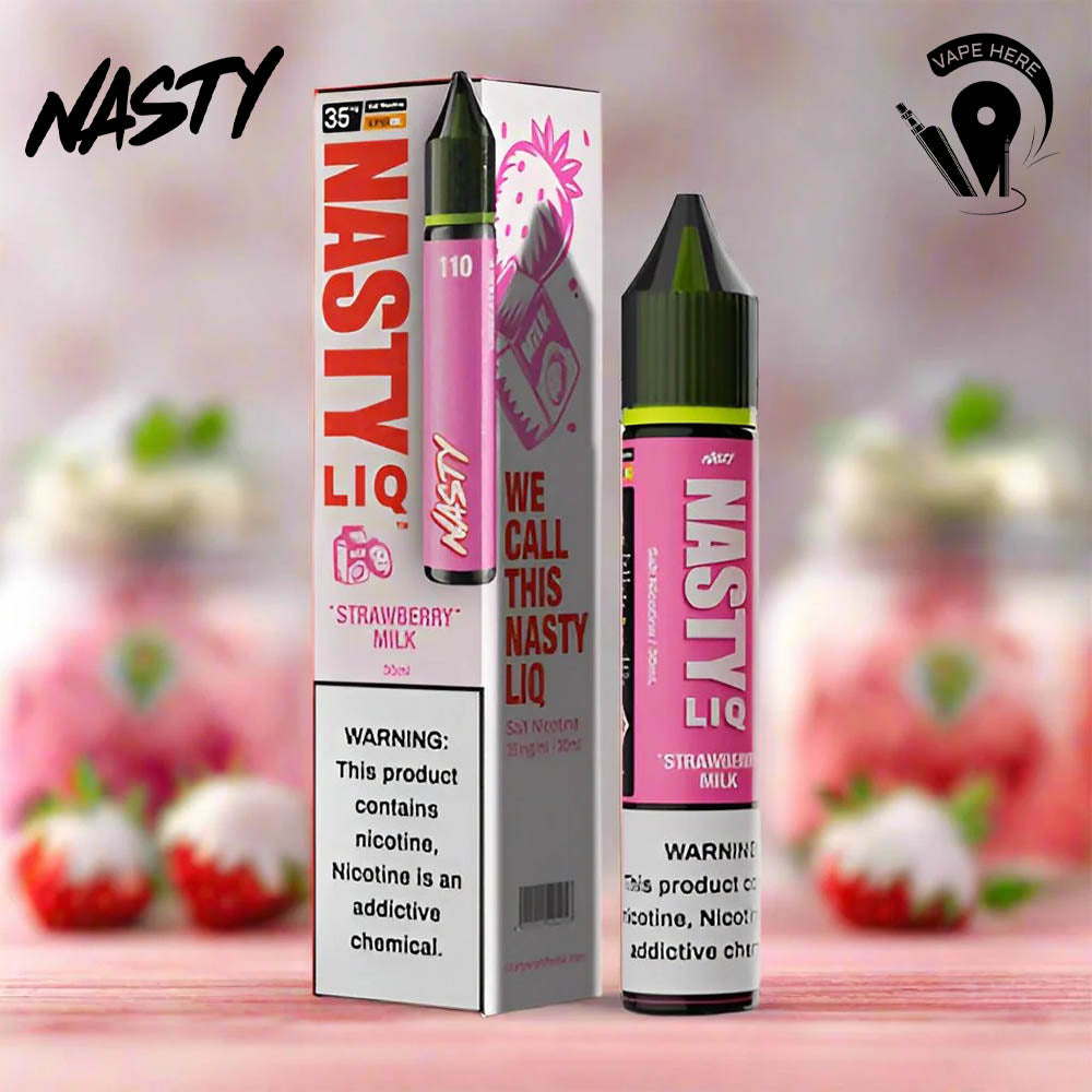Nasty Liq - Salt Nic 30ml Strawberry Milk UAE Ajman