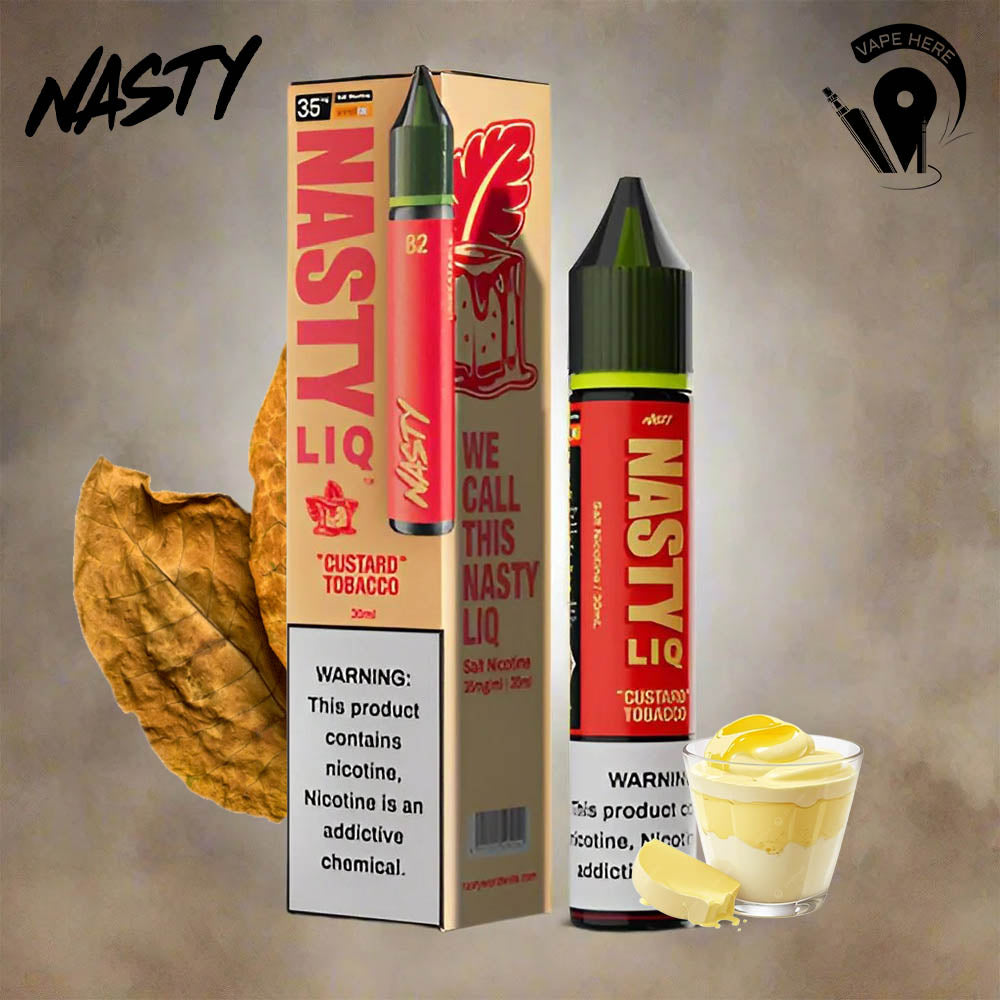 Nasty Liq - Salt Nic 30ml Custard Tobacco UAE Umm Al Quwain