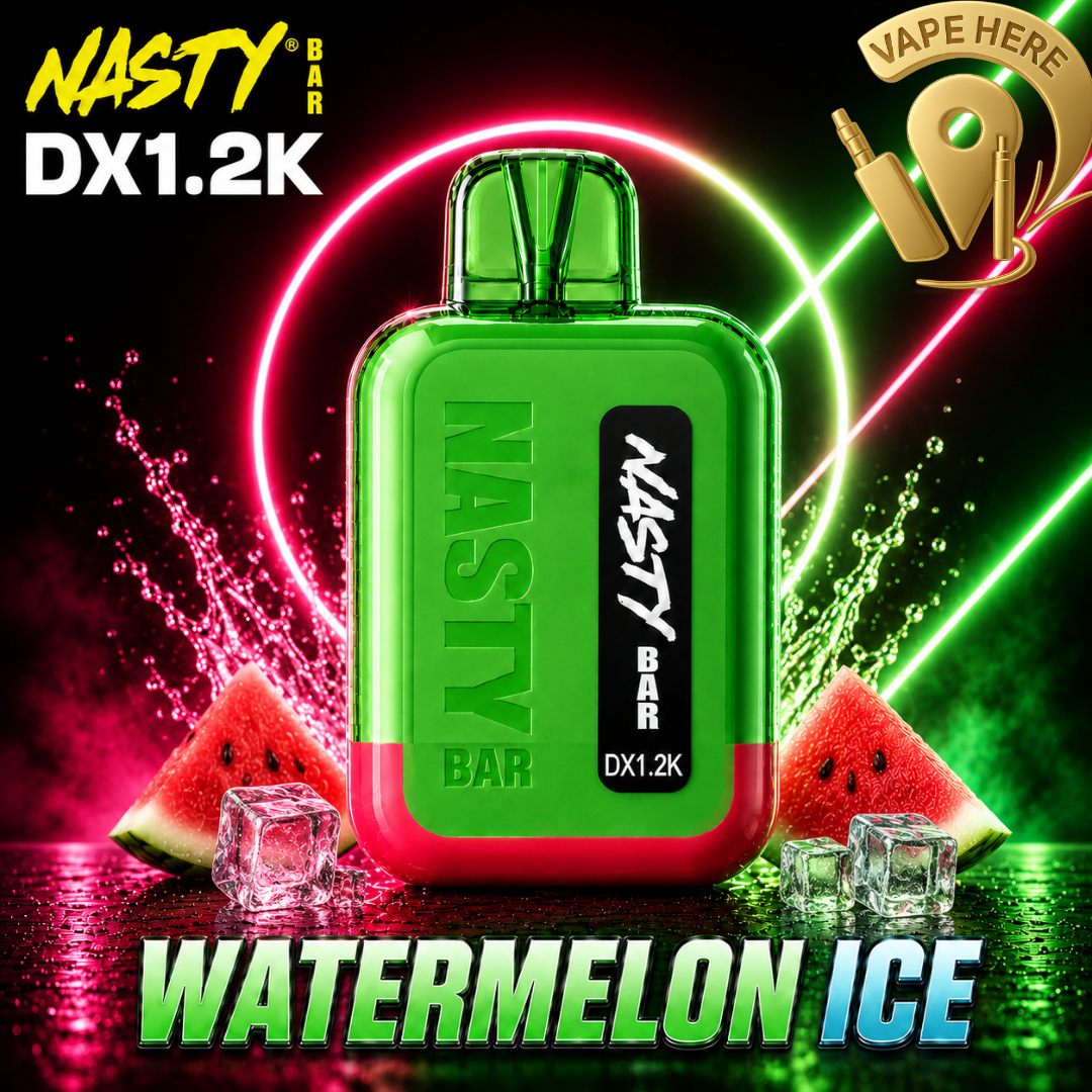 Nasty Bar DX1.2K 20mg Disposable Vape & Watermelon Ice & UAE & Ajman