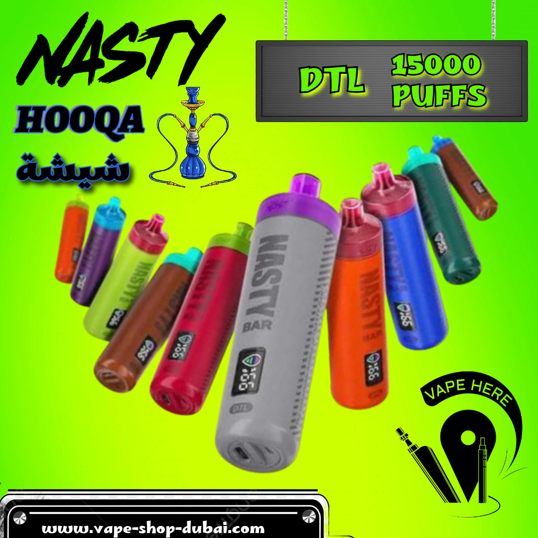 Nasty Shisha Hookah DTL 15000 puffs UAE Dubai