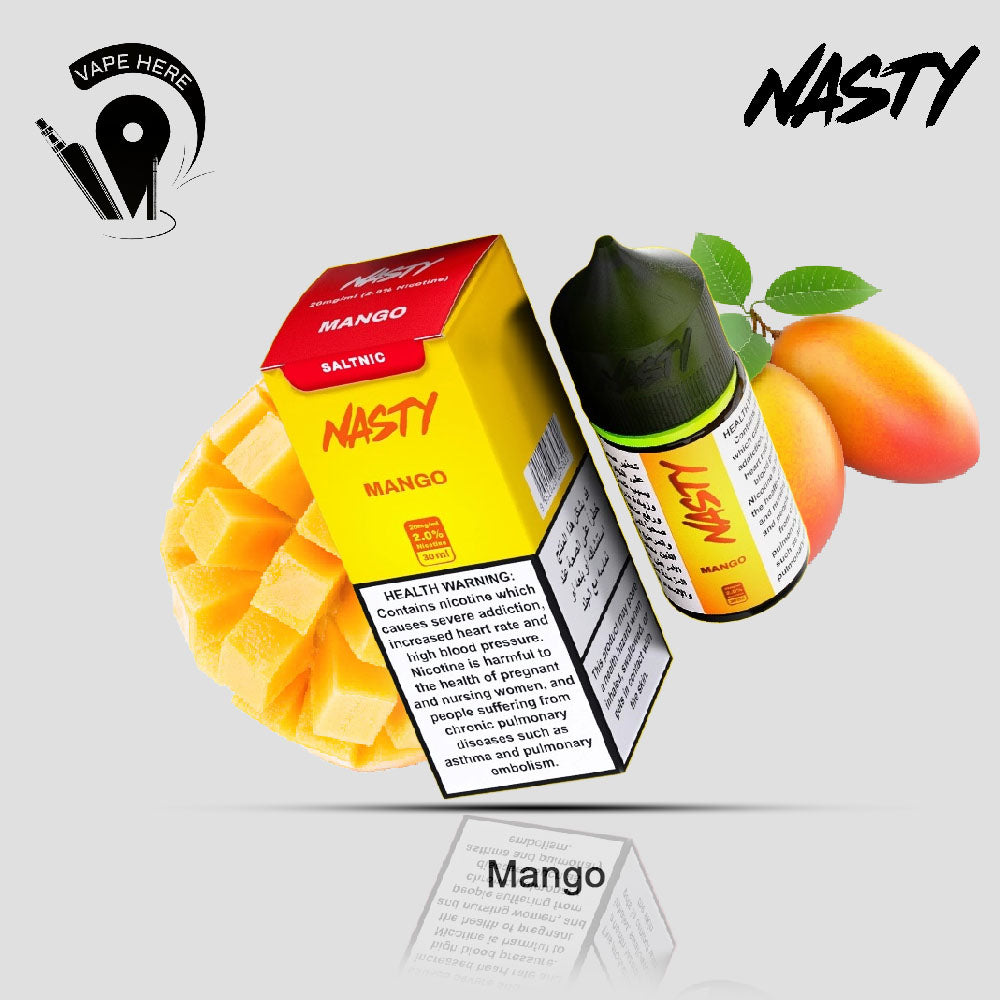 Nasty Vape Juice 20mg ESMA Approved Salt Nic 30ml Mango UAE Abu Dhabi & Al Sharjah