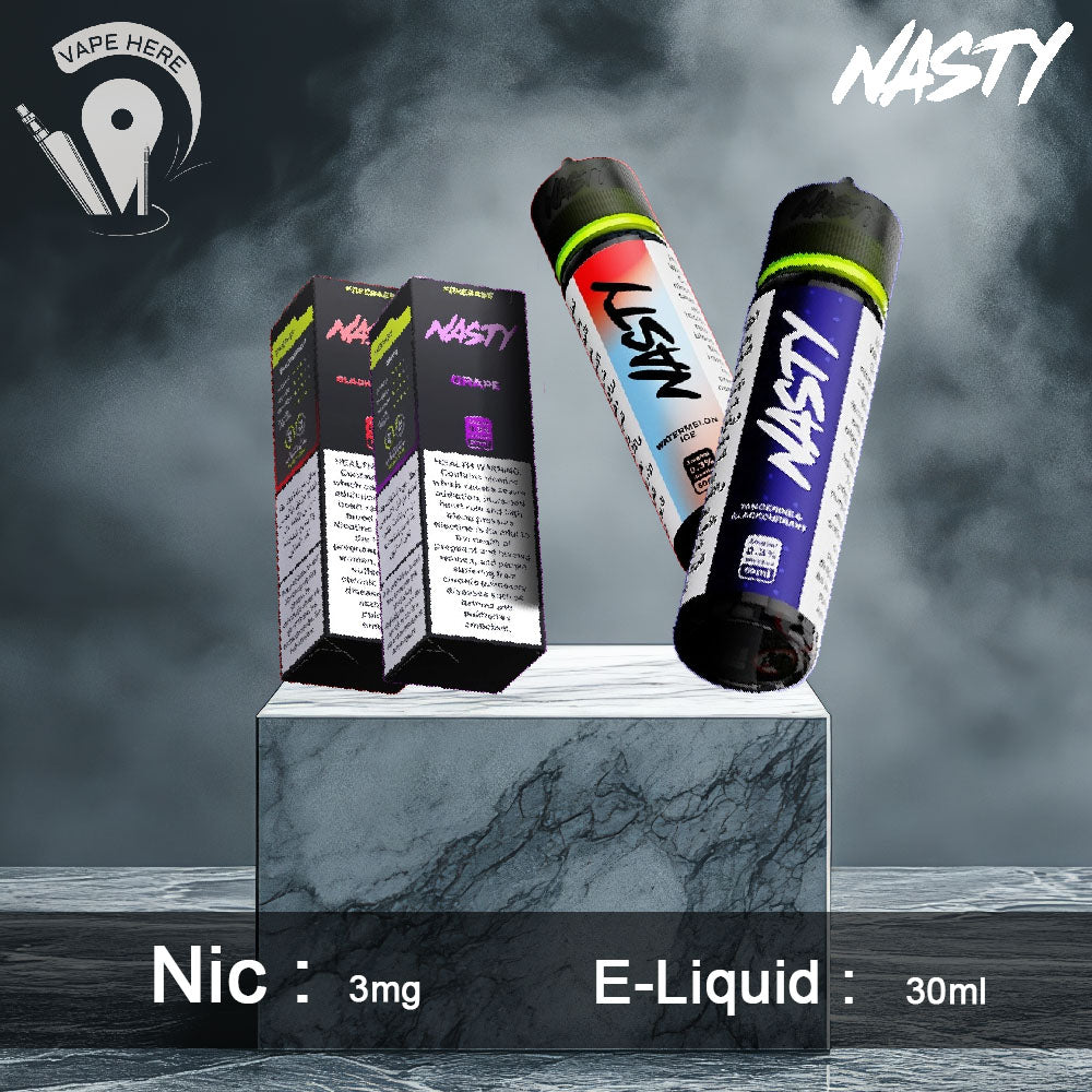 Nasty Vape Juice 3mg  ESMA Approved E-Liquids 50ml (2) UAE Dubai