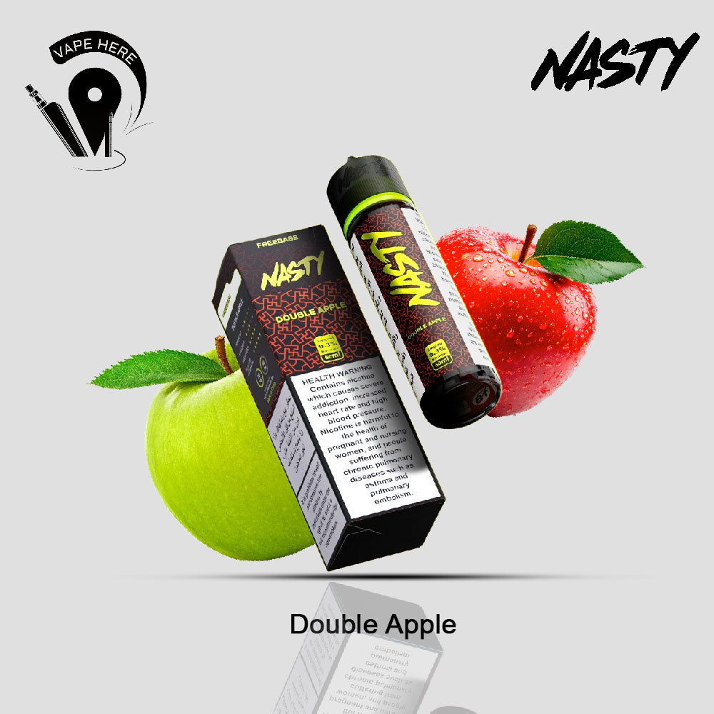 Nasty Vape Juice 3mg  ESMA Approved E-Liquids 50ml Double Apple UAE Ajman