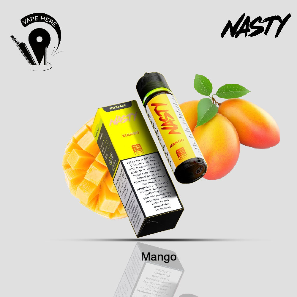 Nasty Vape Juice 3mg  ESMA Approved E-Liquids 50ml Mango UAE Abu Dhabi & AL Sharjah