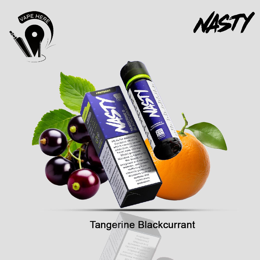 Nasty Vape Juice 3mg  ESMA Approved E-Liquids 50ml Tangerine Blackcurrant UAE AAbu Dhabi & Ras Al Khaimah 