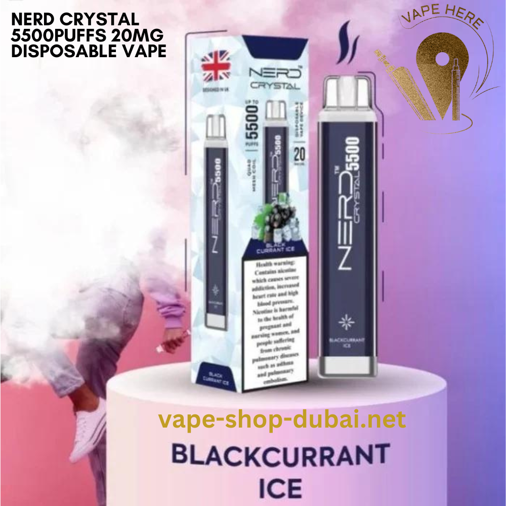 Nerd Crystal 5500 Puffs Disposable-Blackcurrant Ice