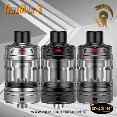 ASPIRE NAUTILUS 3 TANK - Vape Here Store