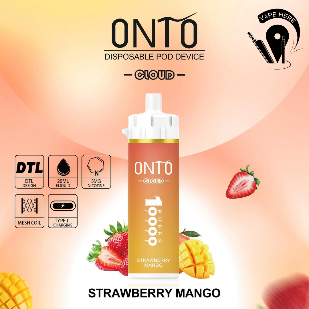 ONTO CLOUD DTL 10000 PUFFS Shisha Disposable Vape | Vape Here Store ONTO CLOUD DTL 10000 PUFFS Shisha Disposable Vape | Vape Here Store