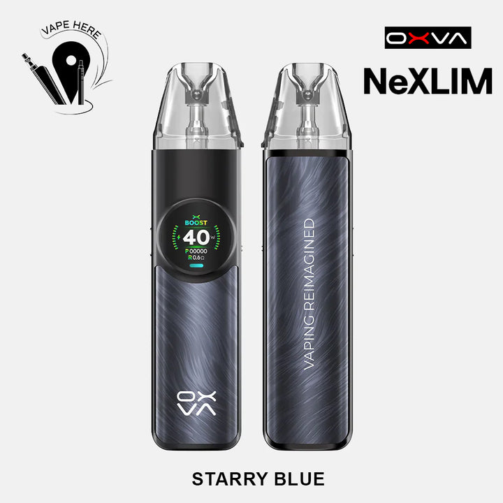 OXVA NeXLIM Pod Kit 1500mAh Now Available in Dubai, UAE with the Best Price  | Black Warrior | Vape Here Store
