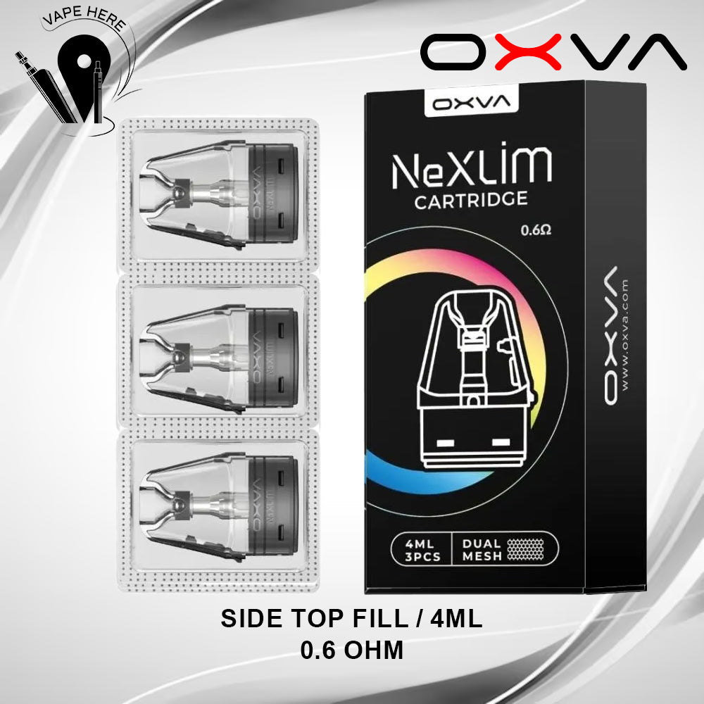 OXVA NeXLIM TOP FILL REPLACEMENT PODS CARTRIDGE 4ML IN DUBAI & ABU DHABI | Vape Here Store OXVA NeXLIM TOP FILL REPLACEMENT PODS CARTRIDGE 4ML IN DUBAI & ABU DHABI | Vape Here Store