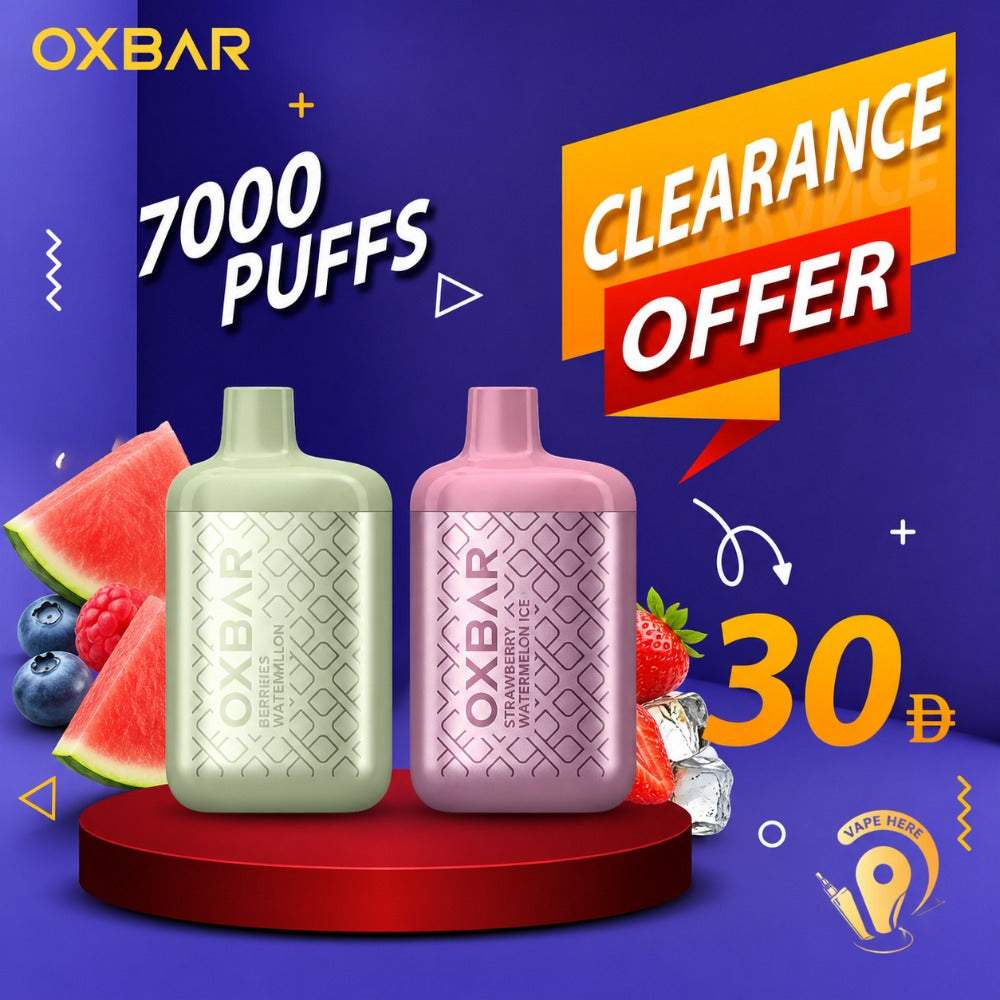 OXVA OXBAR THE FOX DISPOSABLE VAPE (7000 PUFFS) Ajman, UAE