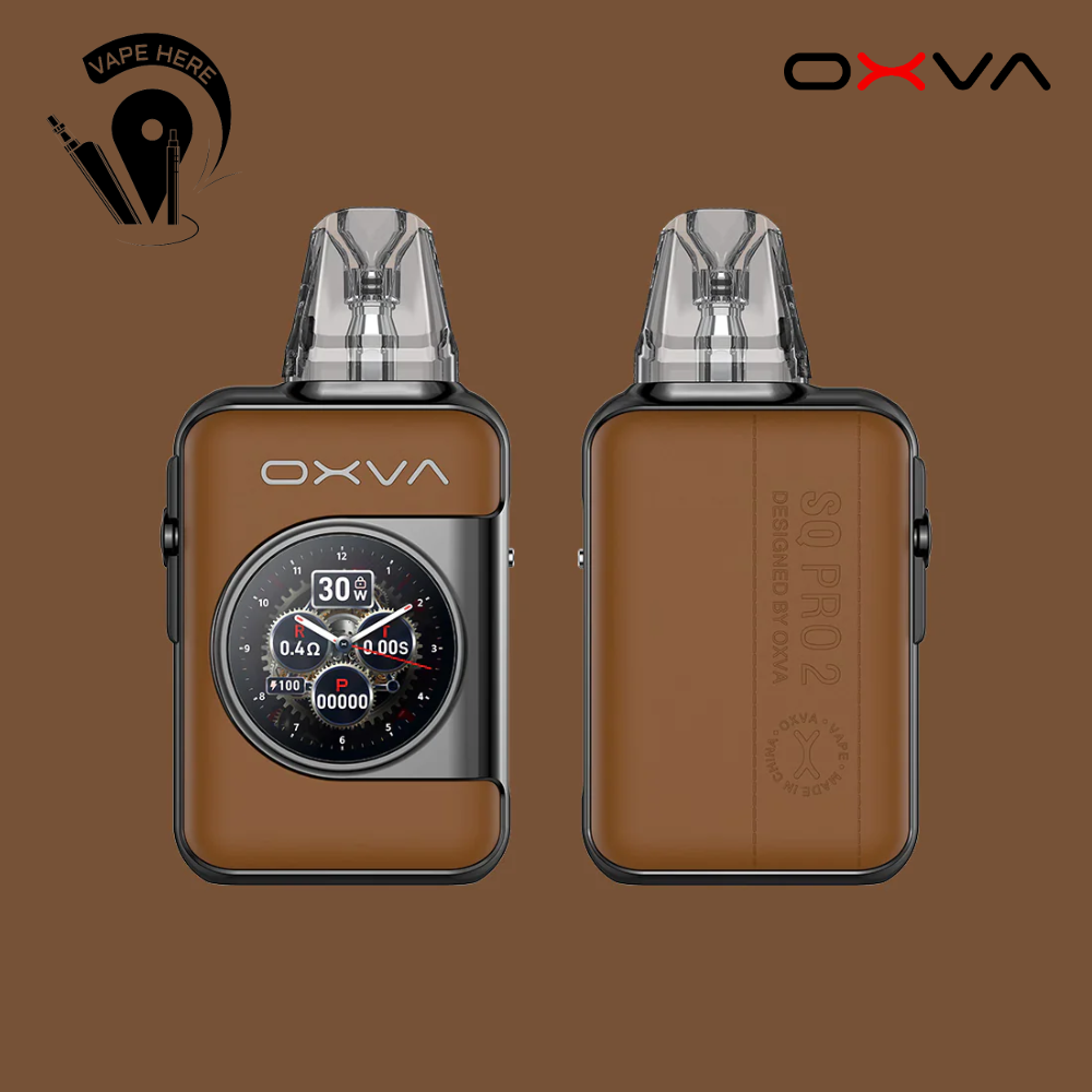 OXVA XLIM SQ PRO 2 Pod Kit (HD Touch Screen) Brown Wood UAE Sharjah