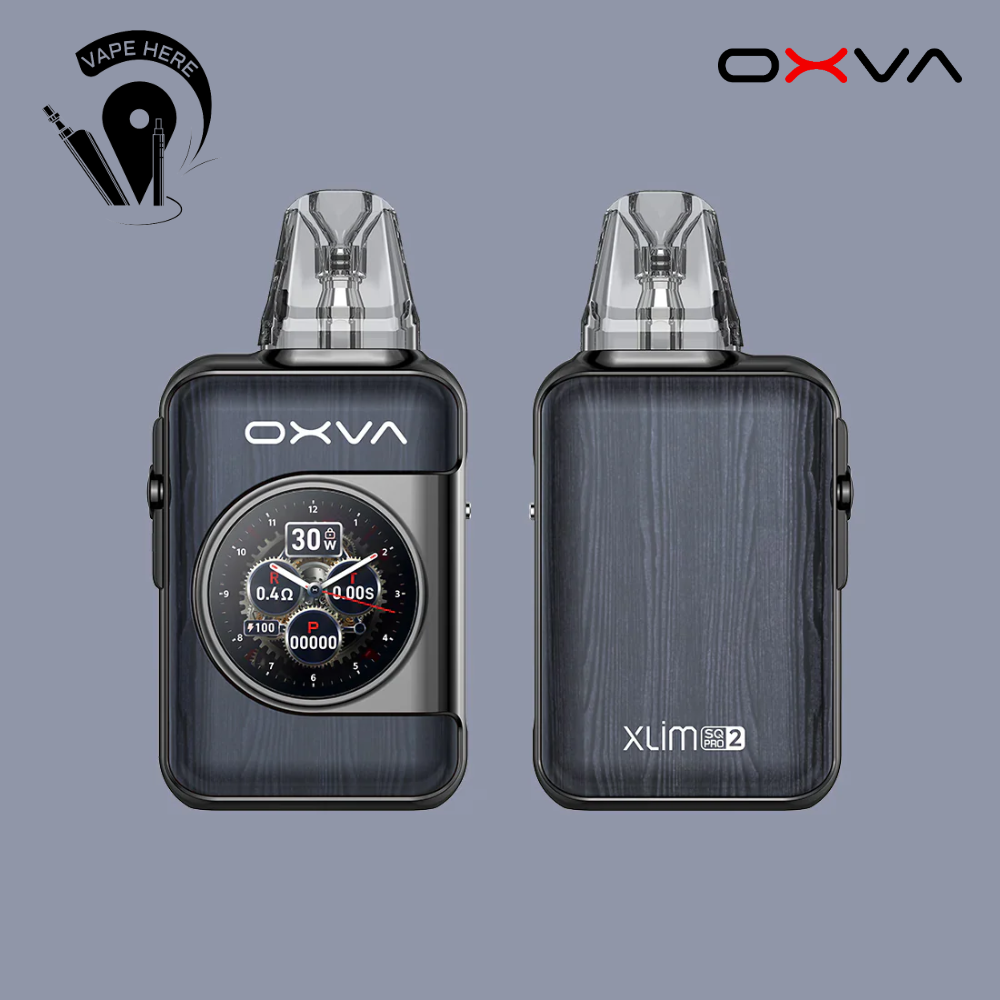 OXVA XLIM SQ PRO 2 Pod Kit (HD Touch Screen) Gunmetal Wood UAE Al Ain