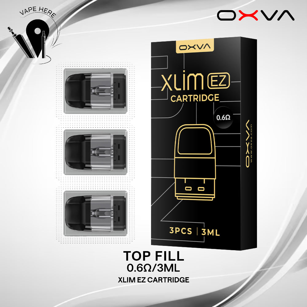 OXVA XLIM EZ PODS REPLACEMENT CARTRIDGE 3ml (Pack of 3) | Vape Here Store OXVA XLIM EZ PODS REPLACEMENT CARTRIDGE 3ml (Pack of 3) | Vape Here Store