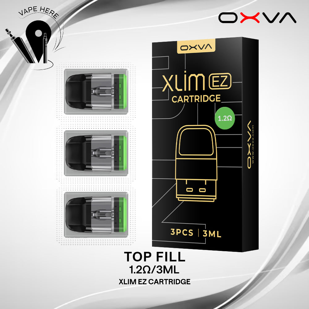 oxva xlim ez pods how to refill OXVA Xlim EZ Top Fill Replacement Pod Cartridge (3pcs/pack) main image 1
