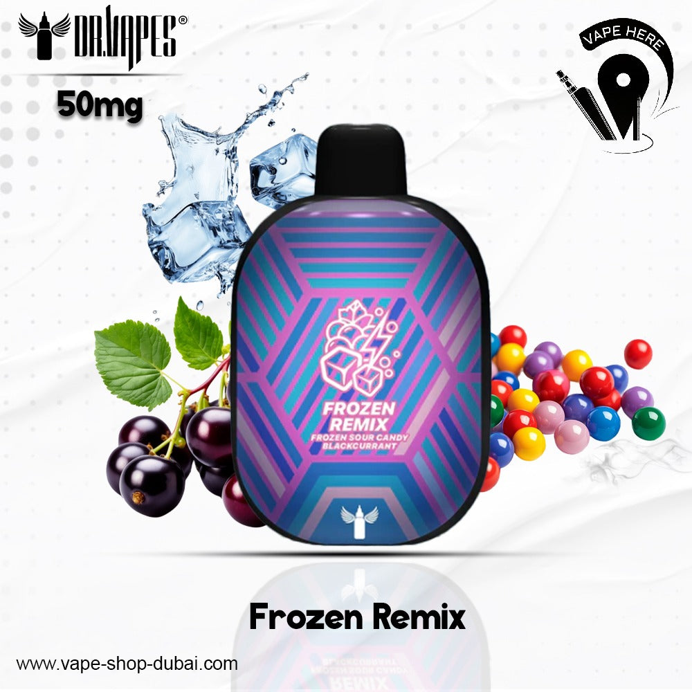 PANTHER BAR 5500 PUFFS DISPOSABLE VAPE BY DR.VAPE Frozen Remix 50mg UAE Al Ain