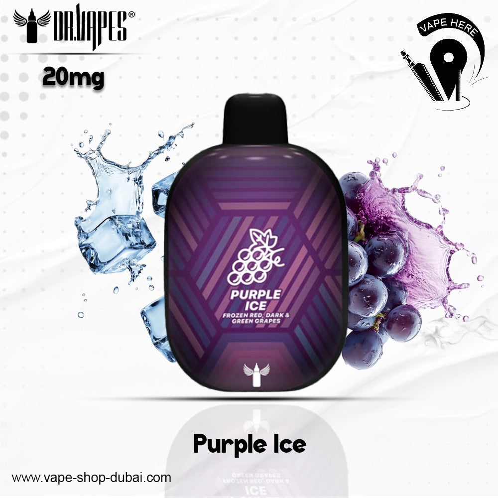 PANTHER BAR 5500 PUFFS DISPOSABLE VAPE BY DR.VAPE Pink Ice 20mg UAE Al Ain 