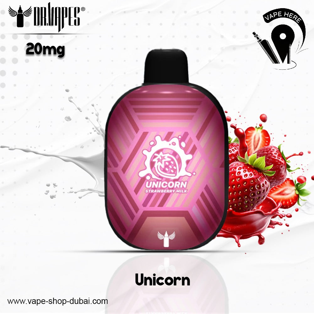 PANTHER BAR 5500 PUFFS DISPOSABLE VAPE BY DR.VAPE Unicorn 20mg UAE Dubai
