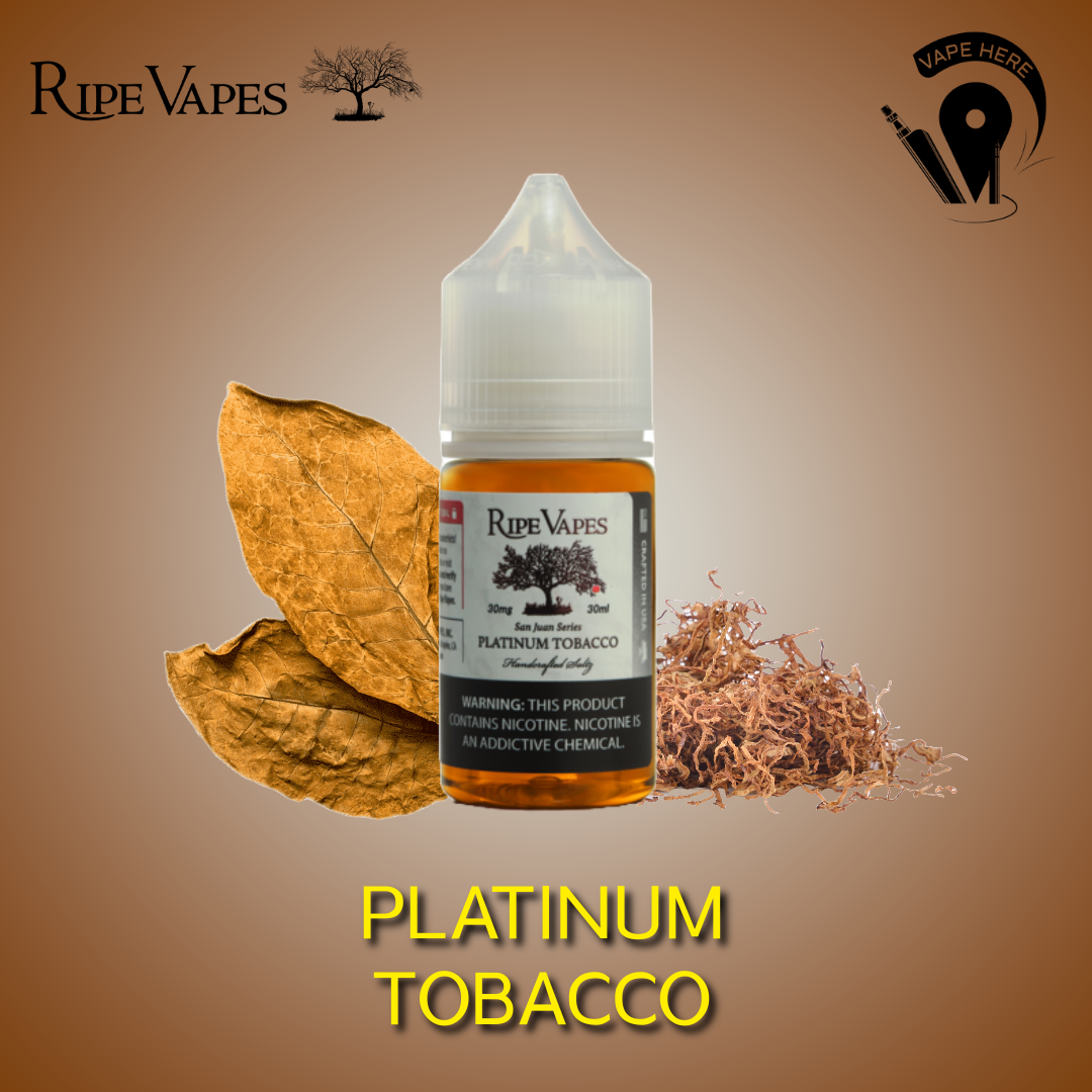 ripe vapes platinum tobacco 60ml Ripe Vapes San Juan Series