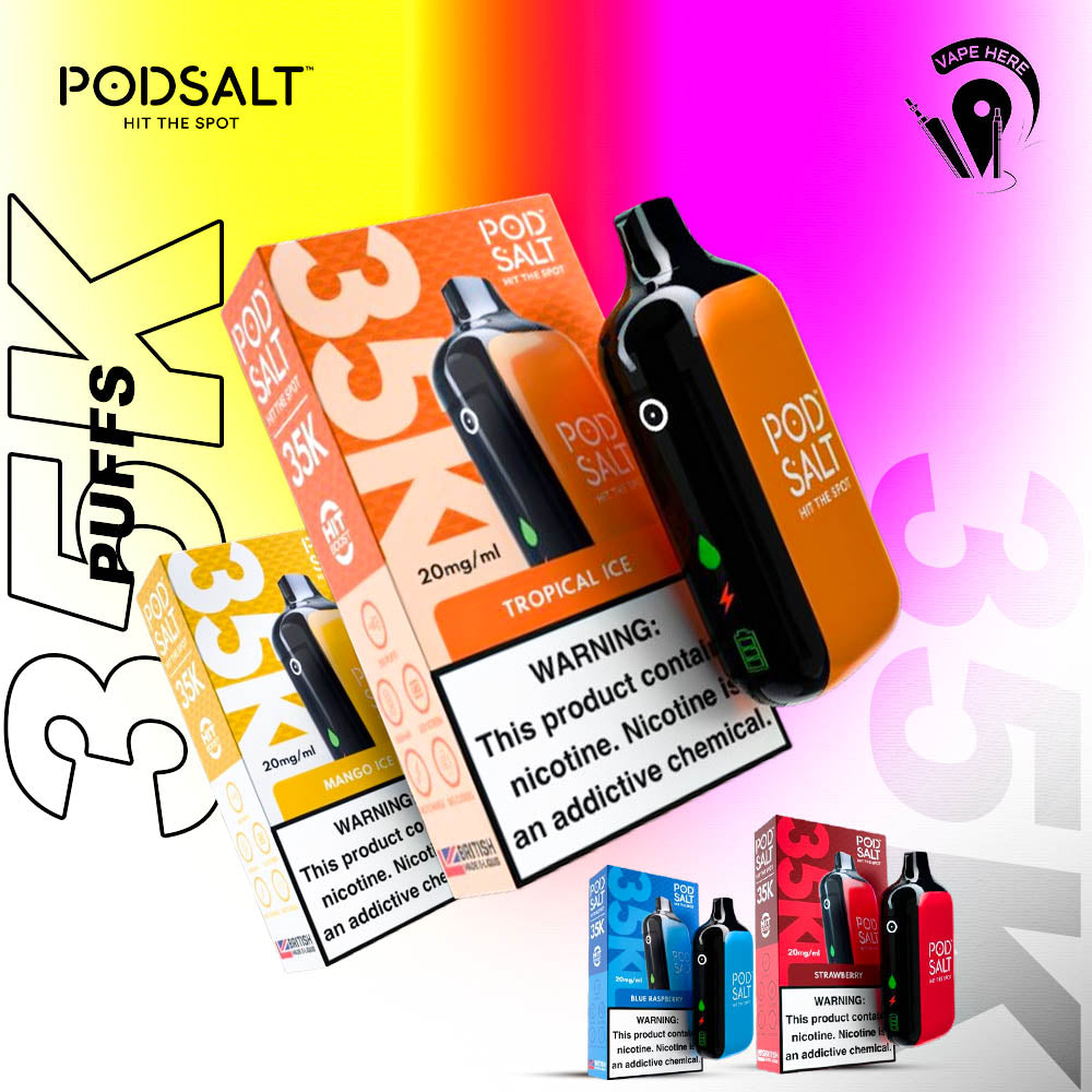 POD SALT 35K PUFFS DISPOSABLE VAPE 20MG UAE Abu Dhabi