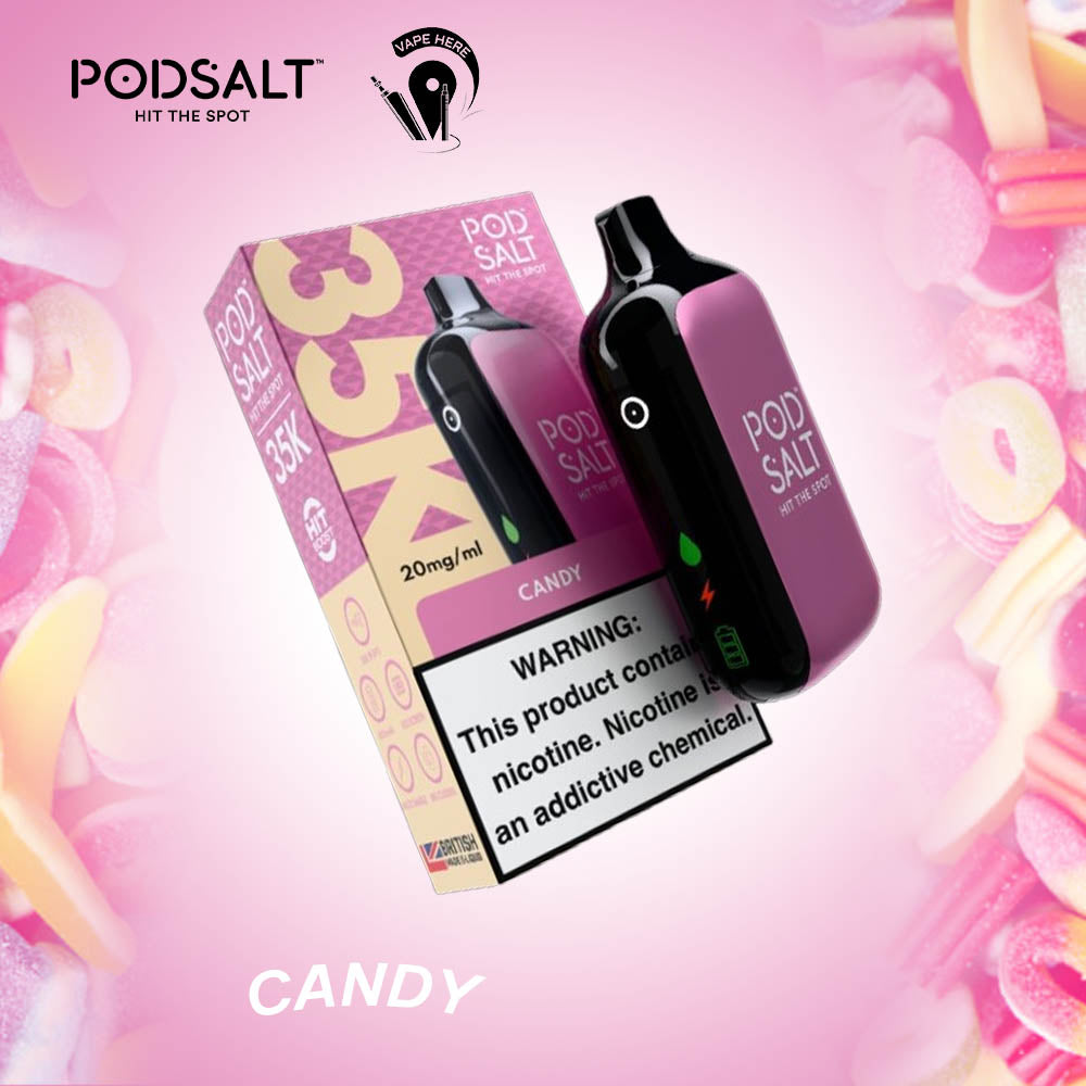POD SALT 35K PUFFS DISPOSABLE VAPE 20MG Candy UAE Ajman