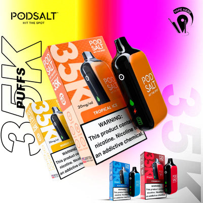 POD SALT 35K PUFFS DISPOSABLE VAPE 20MG UAE Abu Dhabi