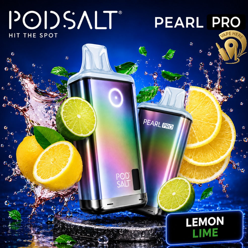 POD SALT PEARL PRO 10000 PUFFS DISPOSABLE VAPE 20MG Lemon Lime UAE Umm Al Quwain