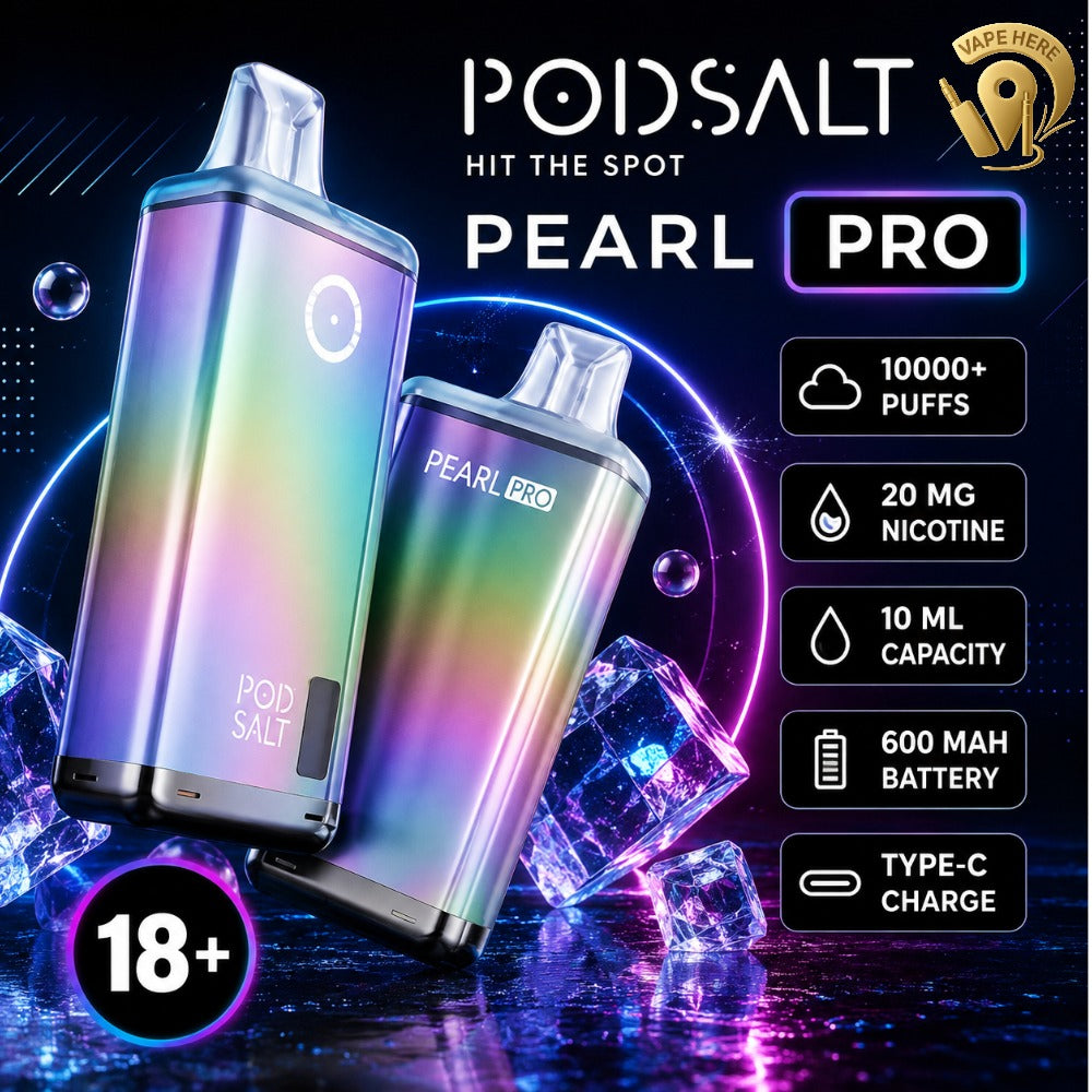 POD SALT PEARL PRO 10000 PUFFS DISPOSABLE VAPE 20MG UAE Abu Dhabi