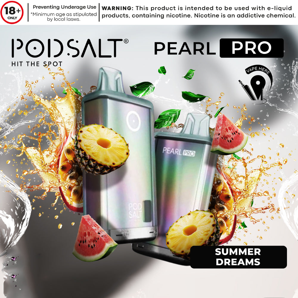  POD SALT PEARL PRO 10000 PUFFS DISPOSABLE VAPE 20MG UAE Summer Dreams UAE Abu Dhabi