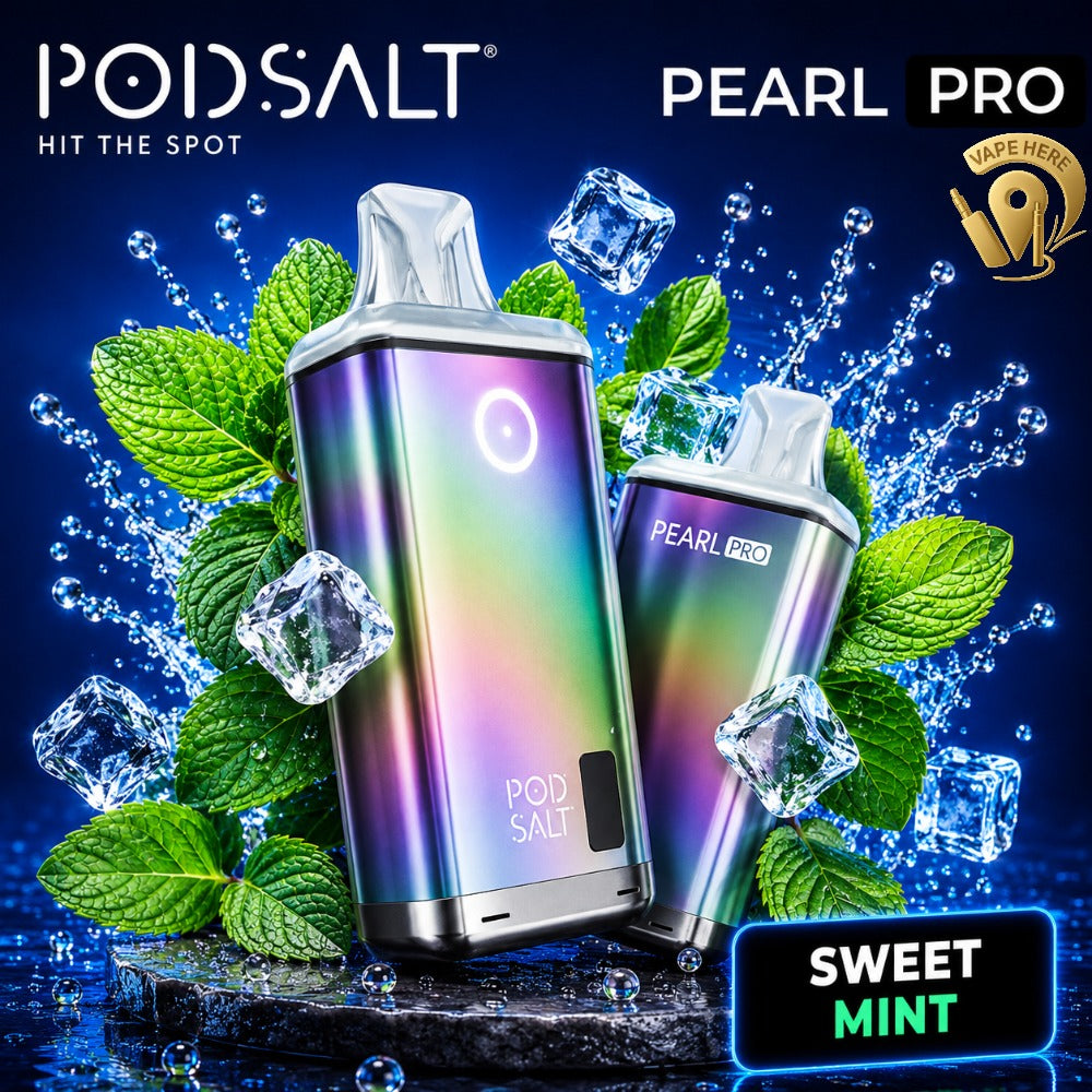 POD SALT PEARL PRO 10000 PUFFS DISPOSABLE VAPE 20MG Sweet Mint UAE Al Ain