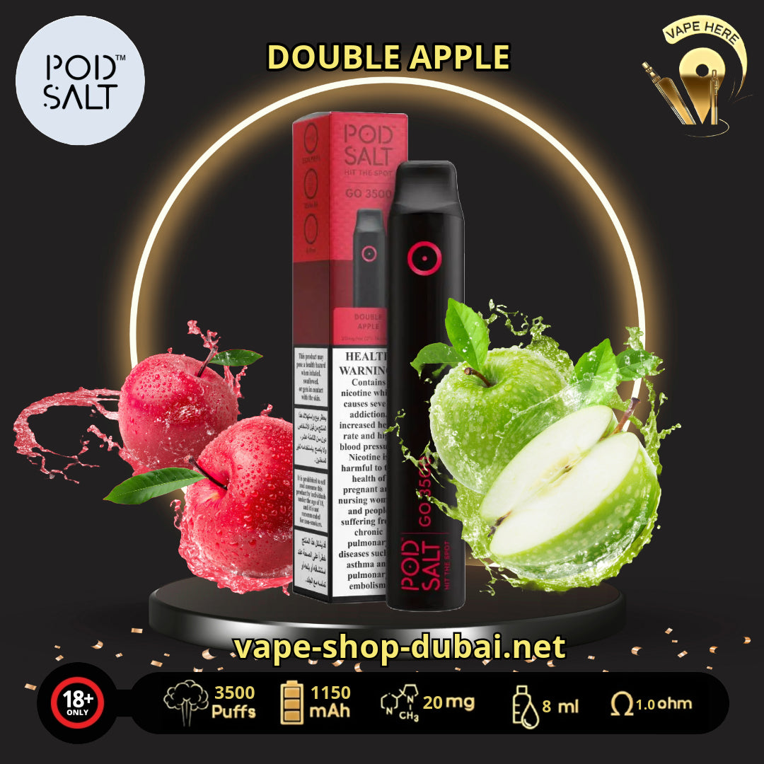 PS GO 3500 PUFFS DISPOSABLE VAPE Double Apple Fujairah