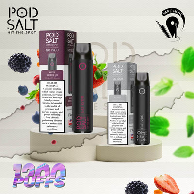 PS GO 1200 PUFFS DISPOSABLE VAPE 20MG UAE Abu Dhabi