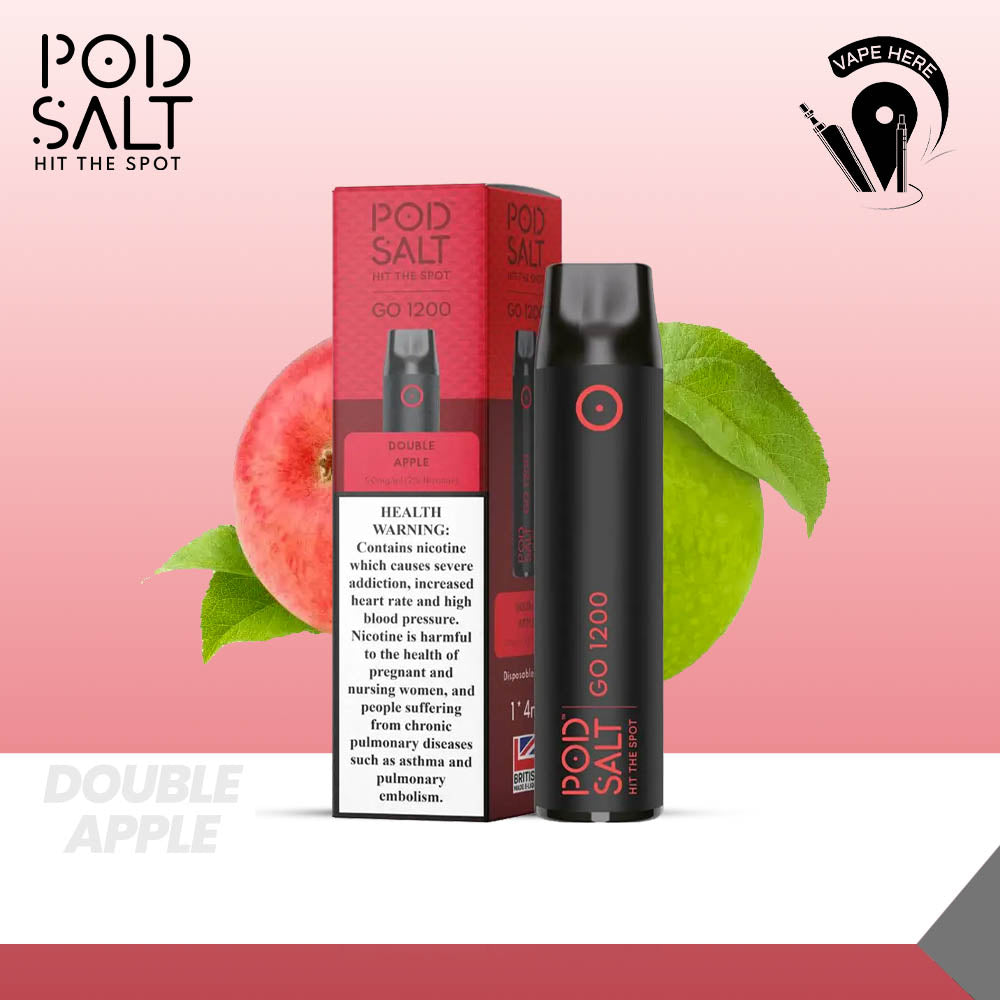 PS GO 1200 PUFFS DISPOSABLE VAPE 20MG Double Apple UAE Sharjah