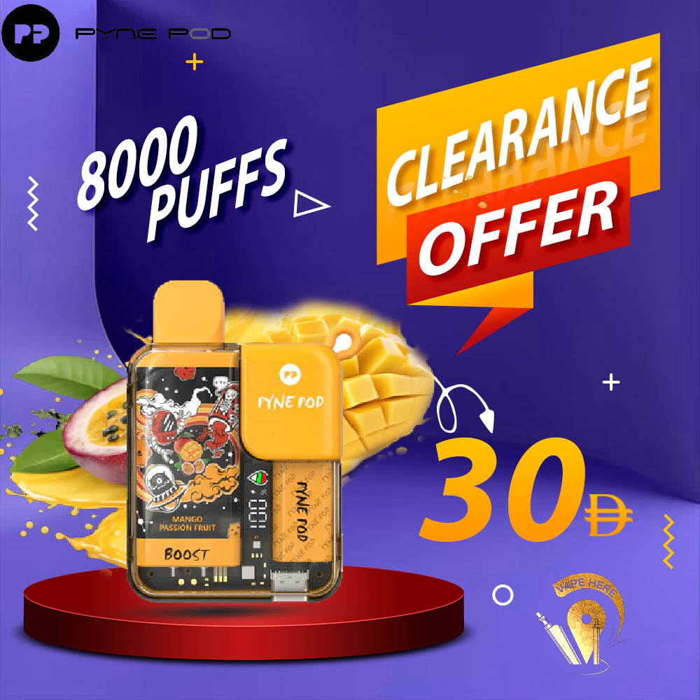 PYNE POD 8500 PUFFS DISPOSABLE VAPE UAE DUBAI