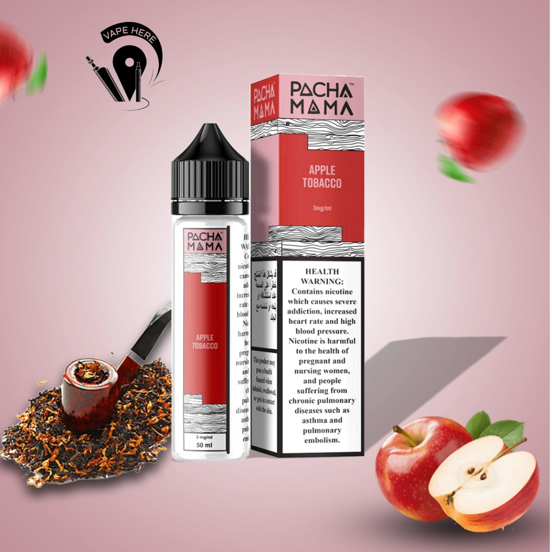 Pacha Mama Juice 20mg ESMA Approved Nic Salt 30ml Apple Tobacco UAE Dubai