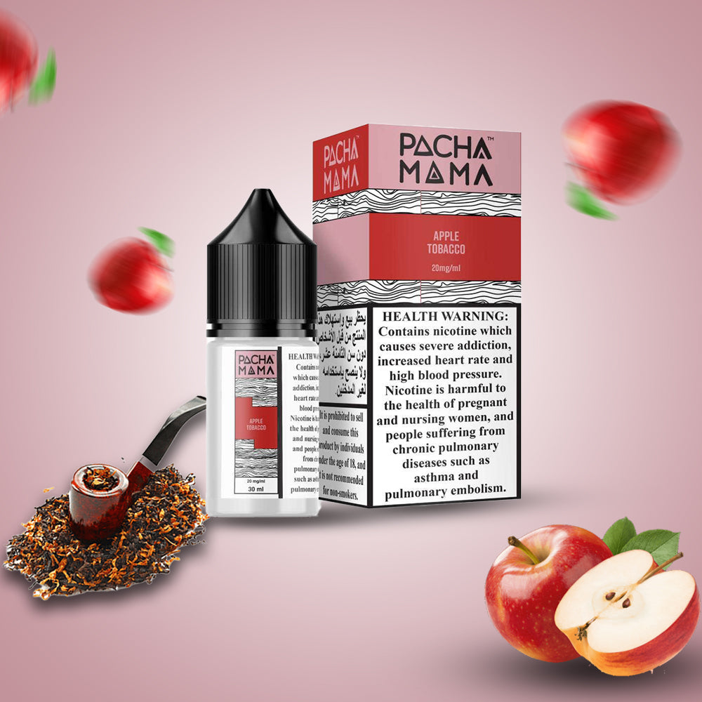 Pacha Mama Juice 20mg ESMA Approved Nic Salt 30ml Apple Tobacco UAE Ras Al Khaimah
