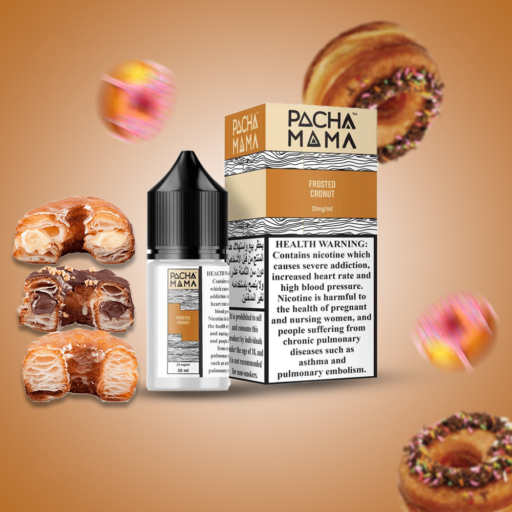 Pacha Mama Juice 20mg ESMA Approved Nic Salt 30ml Frosted Cronut UAE Al Ain