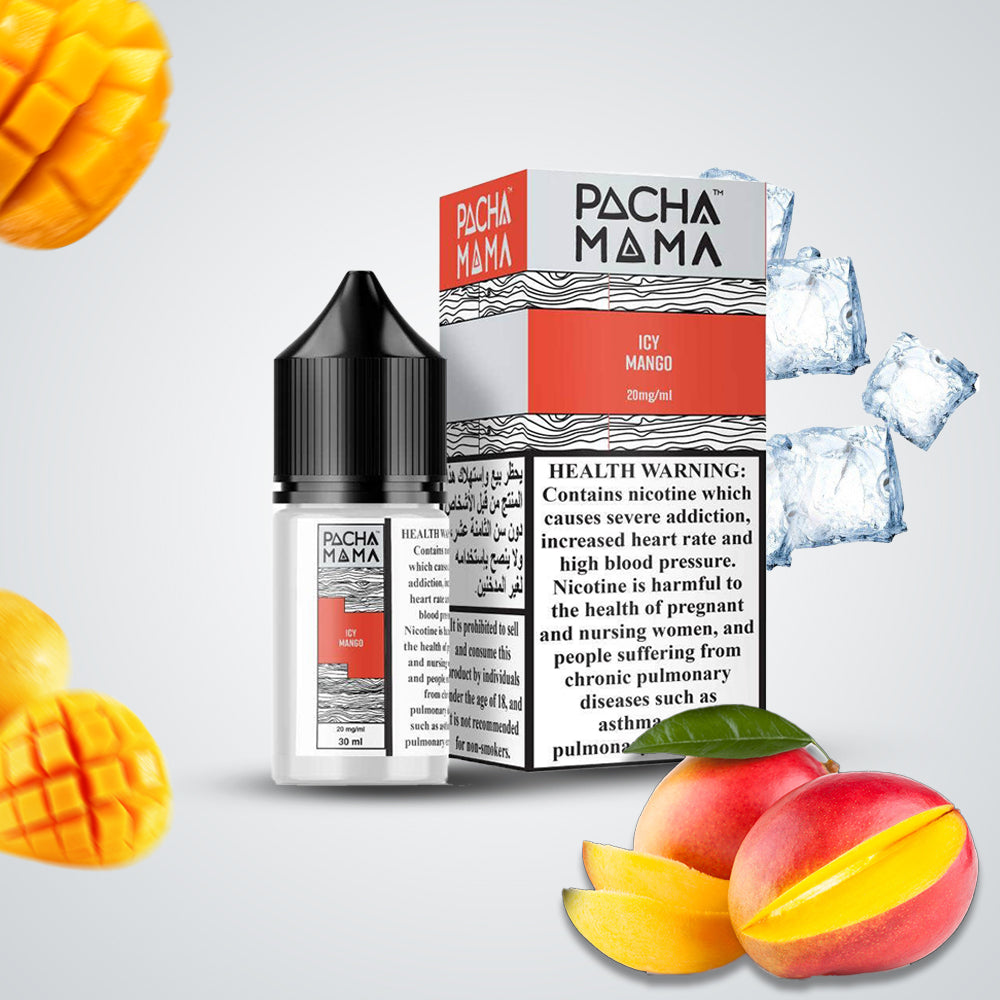Pacha Mama Juice 20mg ESMA Approved Nic Salt 30ml Icy Mango UAE Al Ain