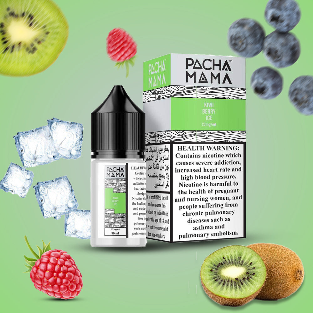 Pacha Mama Juice 20mg ESMA Approved Nic Salt 30ml Kiwi Berry Ice UAE Ajman