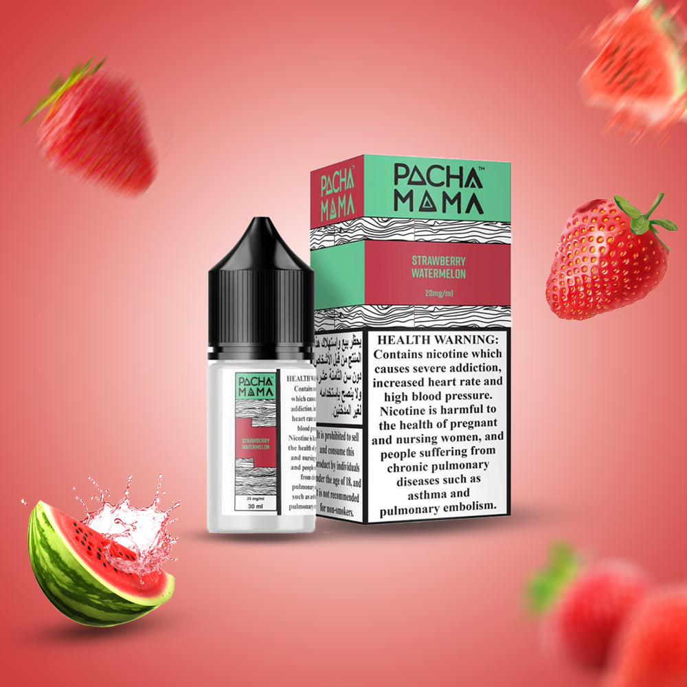Pacha Mama Juice 20mg ESMA Approved Nic Salt 30ml Strawberry Watermelon UAE Abu Dhabi
