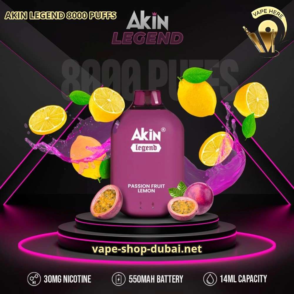 AKIN LEGEND 8000 PUFFS DISPOSABLE VAPE 3% Nicotine