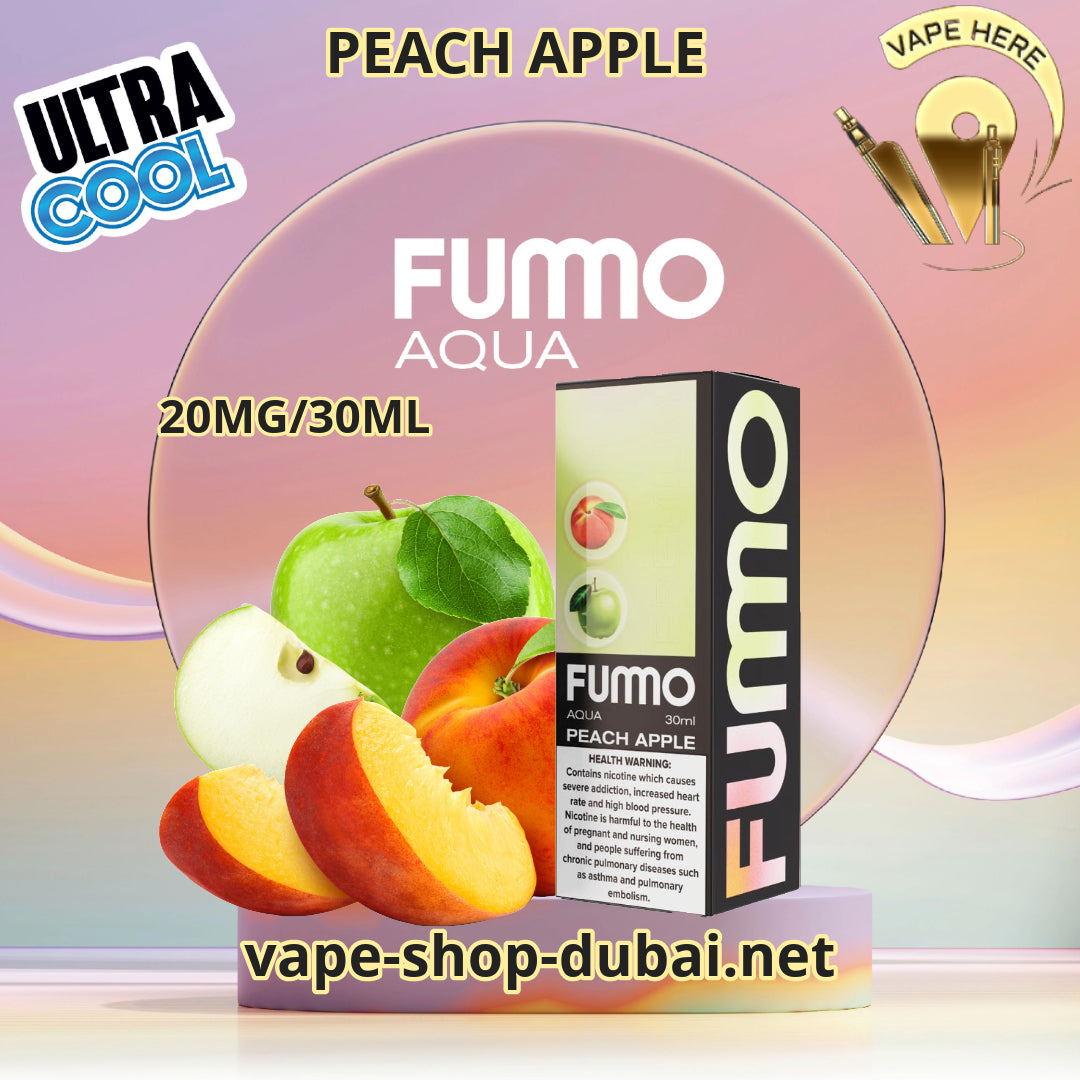 FUMMO AQUA SALTNIC 20MG Peach Apple Ras Al Khaimah