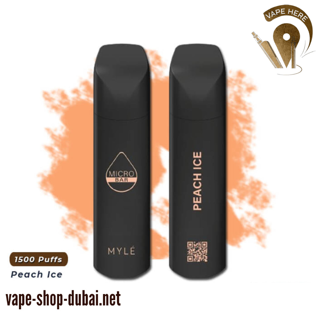 MYLE MICRO BAR 1500 PUFFS DISPOSABLE VAPE (20mg) - Vape Here Store