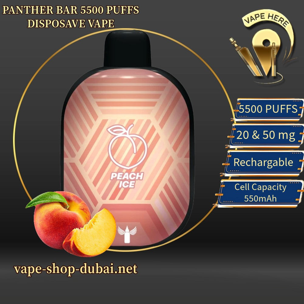 PANTHER BAR 5500 PUFFS DISPOSABLE VAPE BY DR.VAPE - Vape Here Store