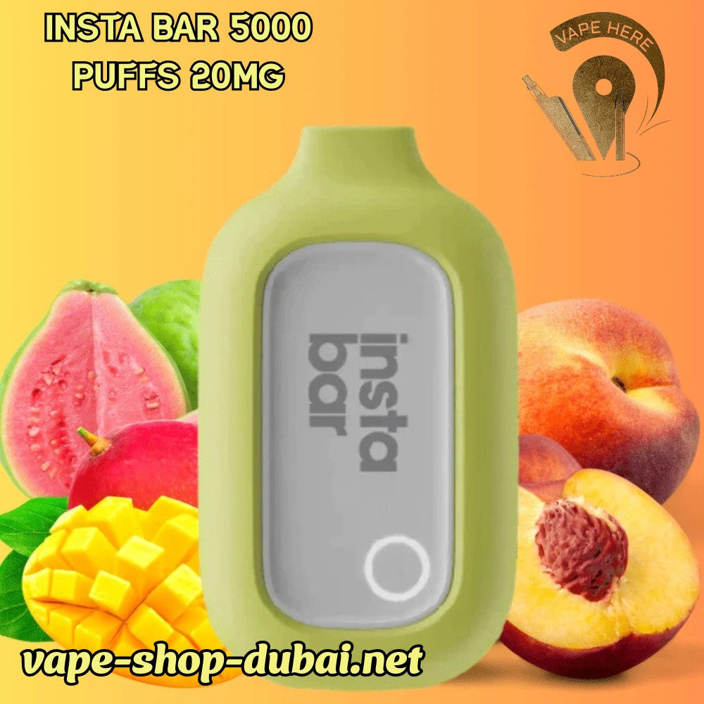 INSTA BAR 5000 PUFFS 20MG DISPOSABLE VAPE POD DEVICE - Vape Here Store